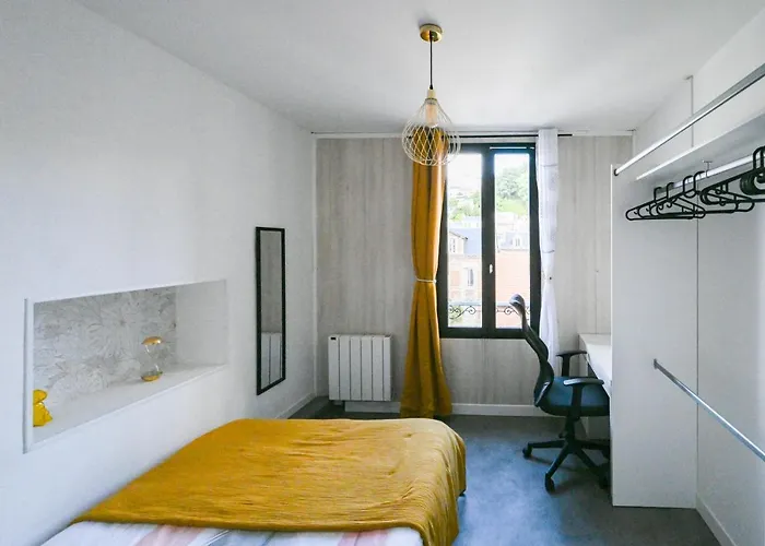 Verdun Dore - Parking Gratuit, Netflix, Balcon, Internet Fibre - 2 Ch Гавр